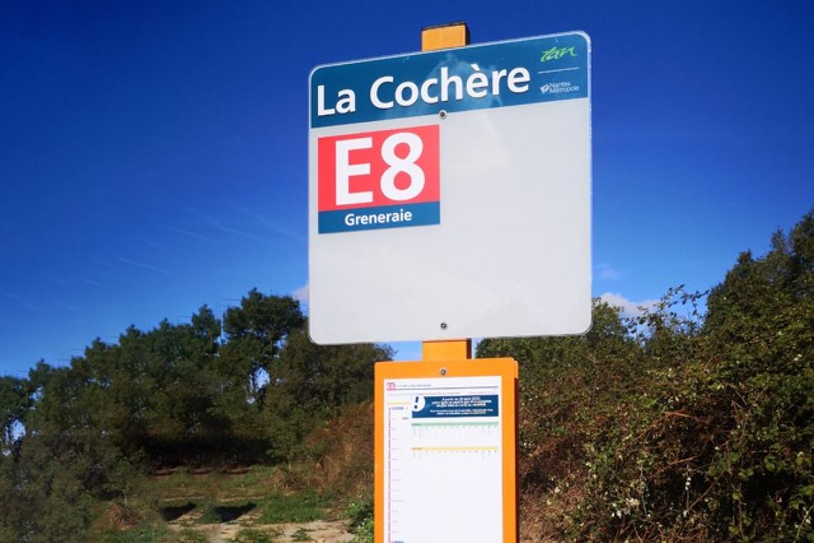 La ligne express E8 est prolongée jusqu'à la Cochère