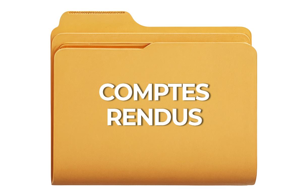 Comptes rendus relatifs au CCAS