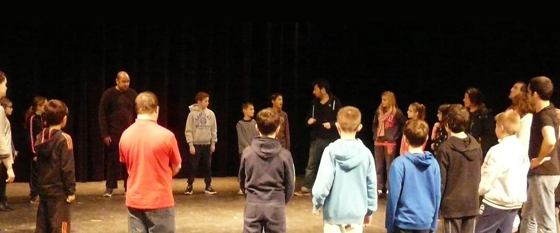 La troupe de théâtre Le Cercle Karré