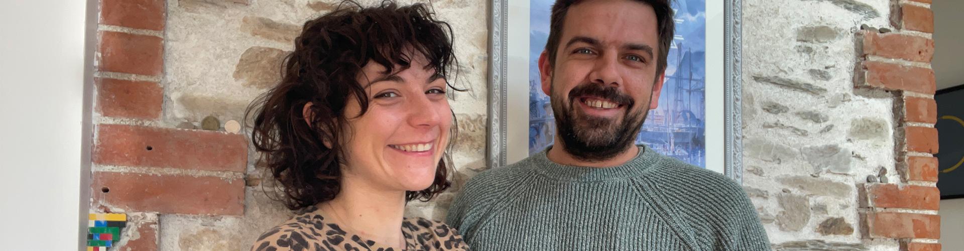 Simon Gros et Victoria Moulager