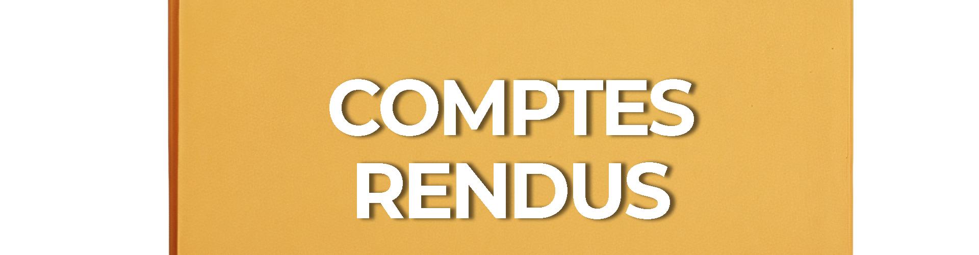 DOSSIERS comptes rendus