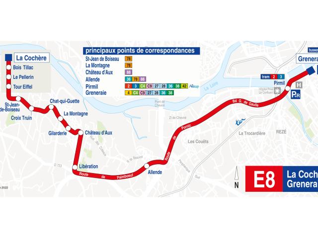 Plan ligne E8