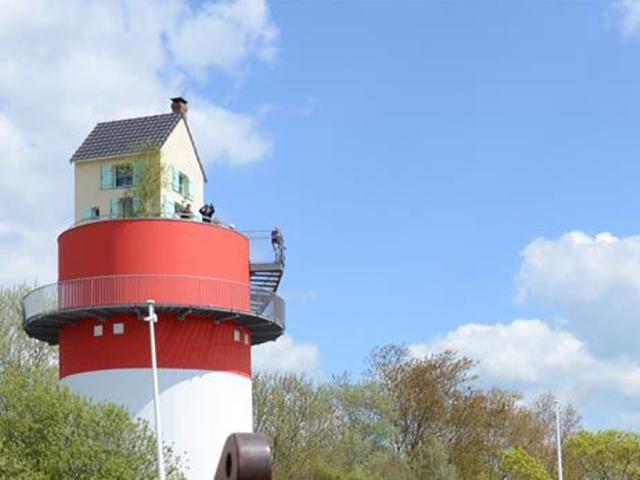 La villa cheminée e l'artiste japonais Tatzu Nishi