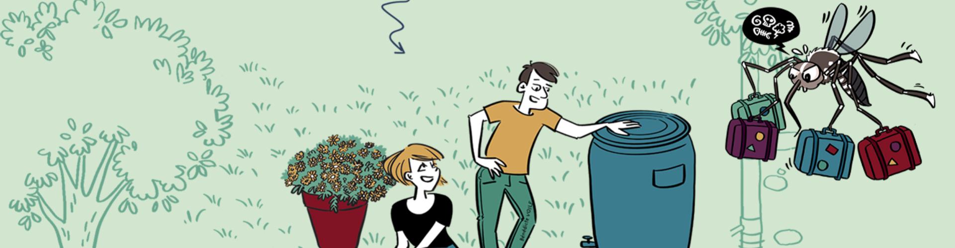 Restez vigilants, ne laissez pas le moustique tigre s'installer